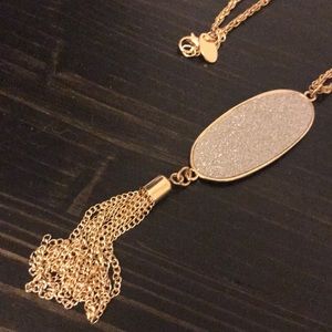 Charming Charlie Silver & Gold Necklace